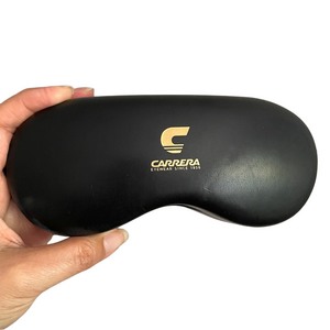 Carrera Black Sunglasses Glasses Hard Case - O/S, Unisex